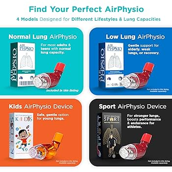 AirPhysio（エアーフィジオ） Amazon.com: AirPhysio | Drug-Free Portable Breathing Trainer